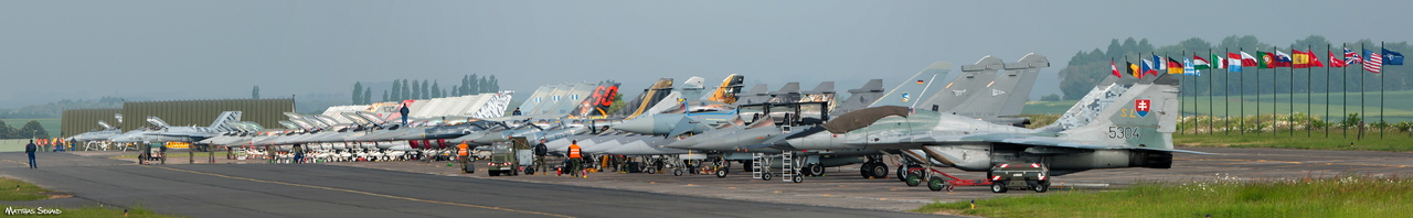 Line-up NATO Tiger Meet 2011