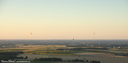 Ambiance crépusculaire - Montgolfières