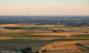 Ambiance crépusculaire - Montgolfières