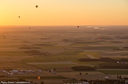 Ambiance crépusculaire - Montgolfières