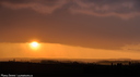 Coucher de soleil dans la pluie