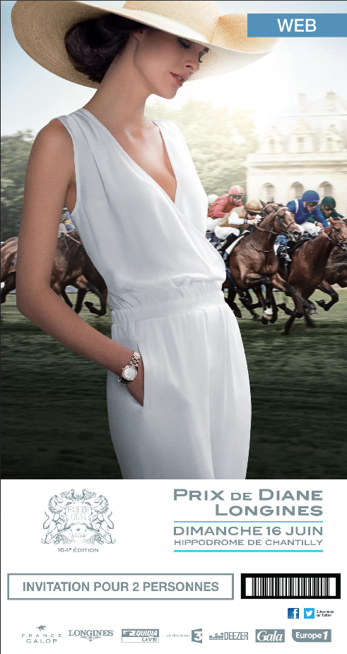 Prix de Diane 2013 - Invitation Web